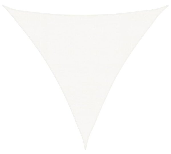Żagiel przeciwsłoneczny, 160 g/m², biały, 4x4x4 m, hdpe
