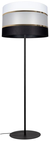 Belis Lampa podłogowa CORAL 1xE27/60W/230V czarna/biała BE0702