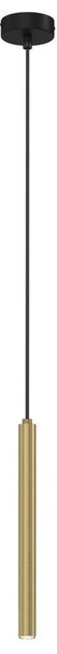 Luminex Żyrandol na lince YORU 1xG9/8W/230V 30 cm mosiądz LU4118