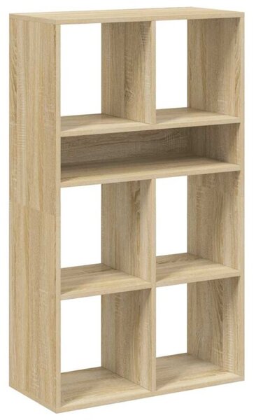 Regał na książki, sonoma oak, materiał drewnopochodny