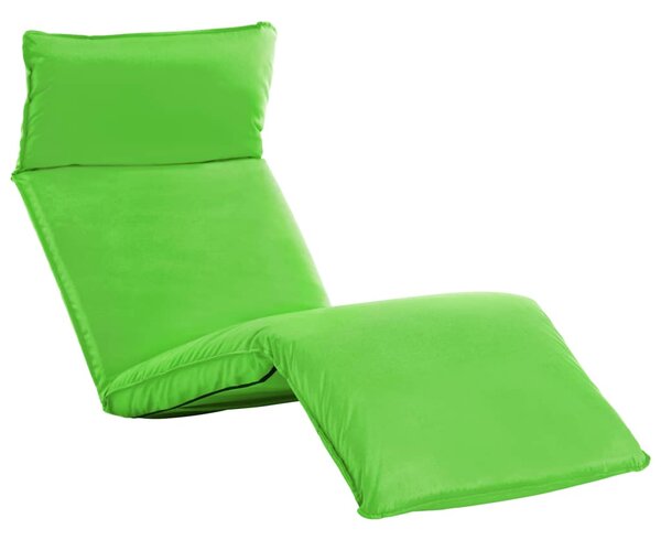 Składany leżak obity tkaniną Oxford, zielony