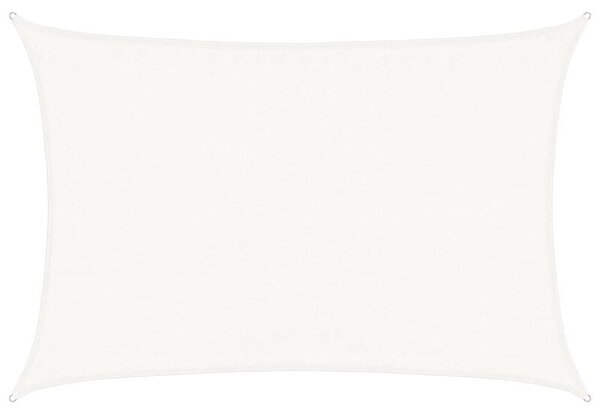 Żagiel przeciwsłoneczny, 160 g/m², biały, 3,5x5 m, hdpe