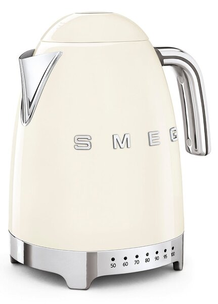 Kremowy czajnik elektryczny ze stali nierdzewnej 1,7 l Retro Style – SMEG