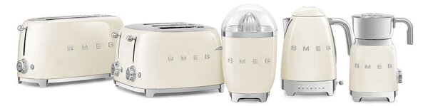 Kremowy czajnik elektryczny ze stali nierdzewnej 1,7 l Retro Style – SMEG