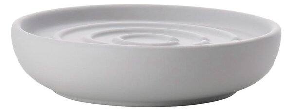 Jasnoszara porcelanowa mydelniczka Nova – Zone