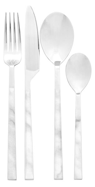 Sztućce ze stali nierdzewnej w kolorze srebra 16 szt. Avie – Premier Housewares