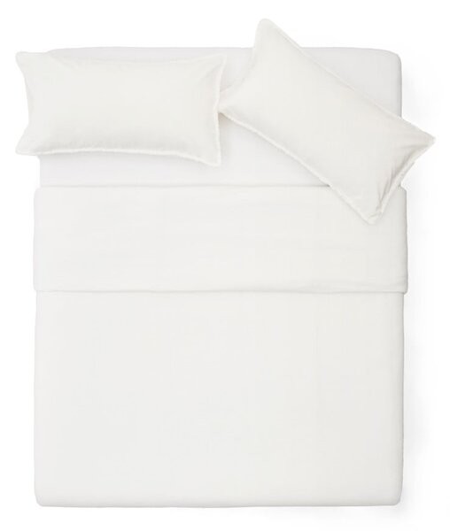 Kremowa pościel dwuosobowa z perkalu bawełnianego 240x220 cm Sifinia – Kave Home