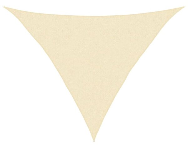 Żagiel przeciwsłoneczny, 160 g/m², kremowy, 2,5x2,5x3,5m, hdpe