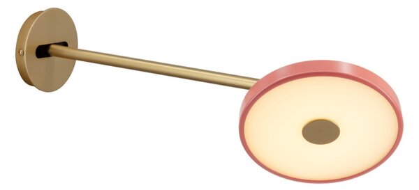 Różowy kinkiet LED ze ściemniaczem ø 15 cm Asteria Wall Long – UMAGE