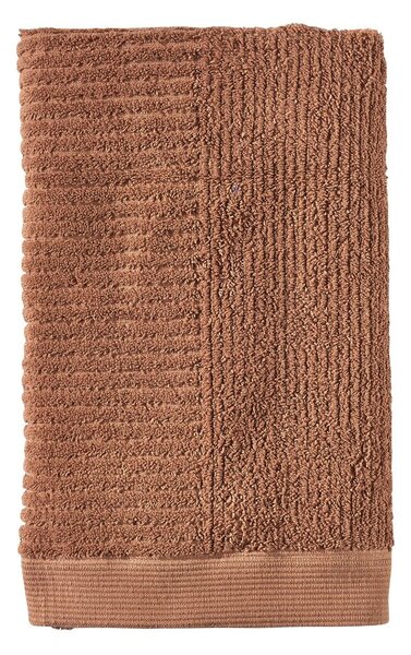 Pomarańczowobrązowy bawełniany ręcznik 50x100 cm Terracotta – Zone