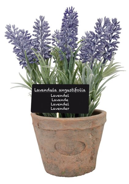 Sztuczny kwiat (wysokość 17,5 cm) Lavender – Esschert Design