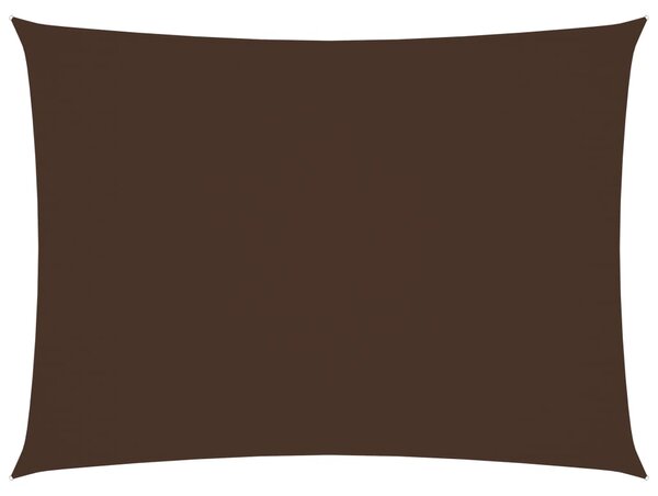 Prostokątny żagiel ogrodowy, tkanina Oxford, 2x3,5 m, brązowy