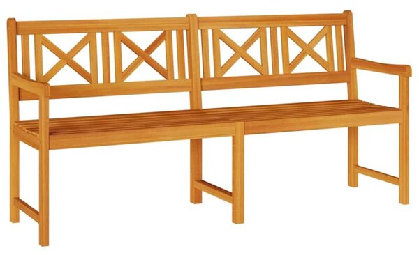 Ławka ogrodowa brązowy 180 x 56 x 90 cm lite drewno akacji