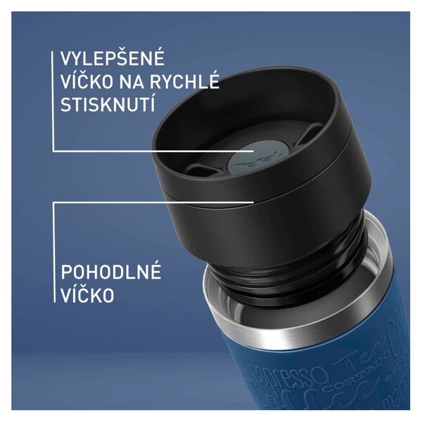 Ciemnoniebieski kubek podróżny 360 ml – Tefal