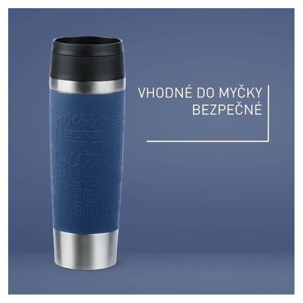 Ciemnoniebieski kubek podróżny 500 ml – Tefal