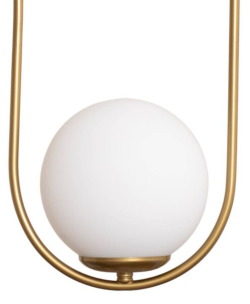 Lampa wisząca szklana Opviq, możliwość ściemniania, mosiężny / złoty, salon / jadalnia, szkło, nowoczesny