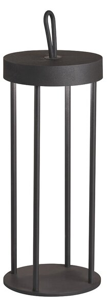 Czarna lampa stołowa LED (wysokość 36 cm) Kante – Fischer & Honsel