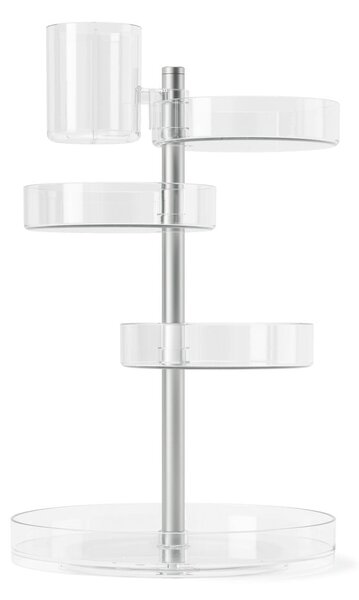 Plastikowy obrotowy organizer łazienkowy na kosmetyki Pirouette – Umbra