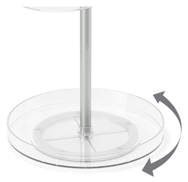 Plastikowy obrotowy organizer łazienkowy na kosmetyki Pirouette – Umbra