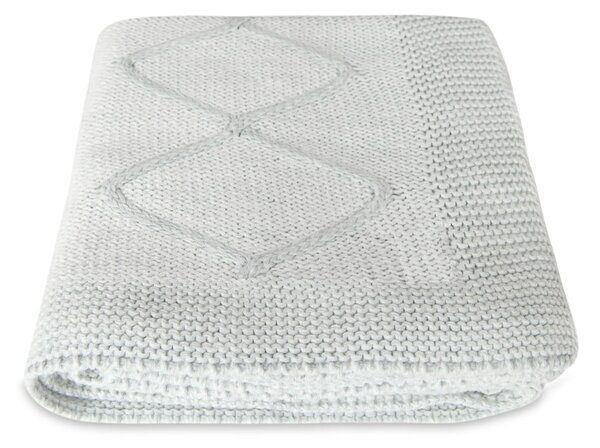 Jasnoniebieski koc dziecięcy z domieszką bawełny Homemania Decor Baby Baby, 90x90 cm