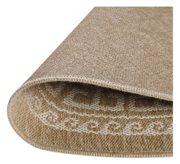 Beżowy okrągły dywan odpowiedni na zewnątrz ø 80 cm Comilla – Ayyildiz Carpets