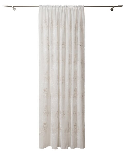 Beżowa firanka 140x260 cm Cybele – Mendola Fabrics