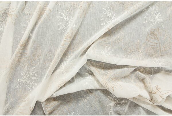 Beżowa firanka 140x260 cm Cybele – Mendola Fabrics