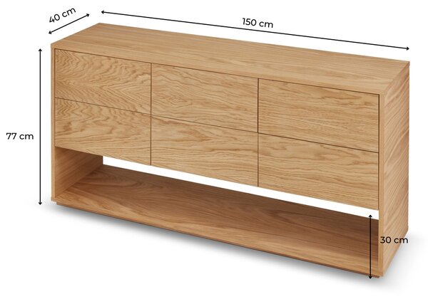 Komoda 150 cm - Castello Balance