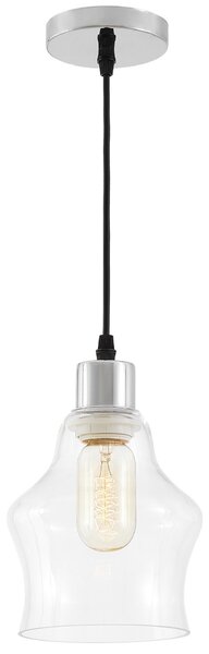 NOWOCZESNA LAMPA WISZĄCA CHROMOWANA MORO 1B