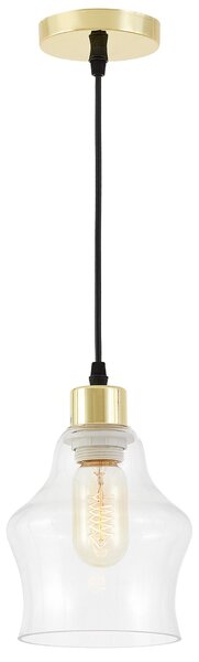 NOWOCZESNA LAMPA WISZĄCA KLASYCZNE ZŁOTO MORO 1B