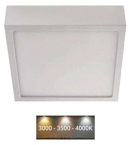 EMOS LED Plafon LED/12,5W/230V 3000/3500/4000K 17x17 cm biały EMS962