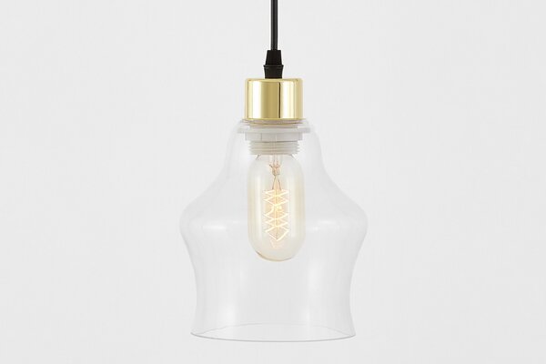 NOWOCZESNA LAMPA WISZĄCA KLASYCZNE ZŁOTO MORO 1B