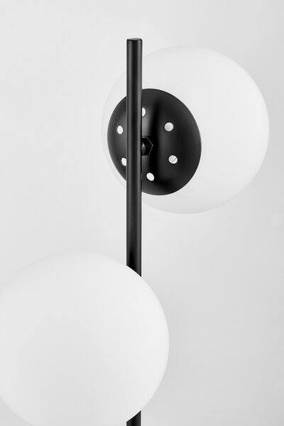 NOWOCZESNA LAMPA BIURKOWA CZARNA TESO W2