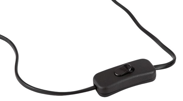 NOWOCZESNA LAMPA BIURKOWA CZARNA TESO W2
