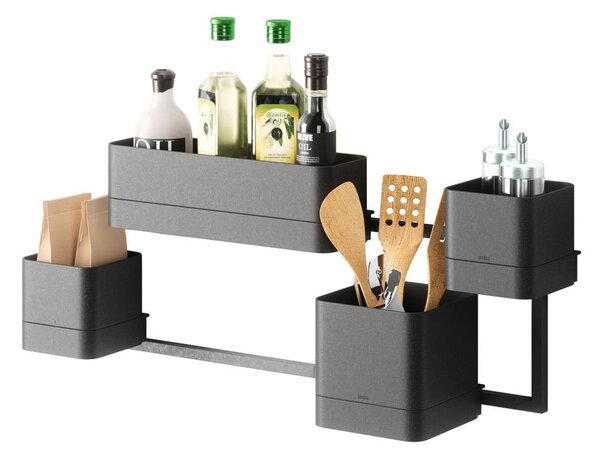 Plastikowe doniczki wiszące na zioła zestaw 4 szt. Cubiko – Umbra