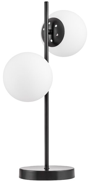 NOWOCZESNA LAMPA BIURKOWA CZARNA TESO W2