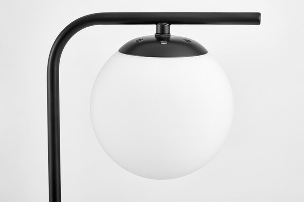NOWOCZESNA LAMPA BIURKOWA CZARNA TESO W1
