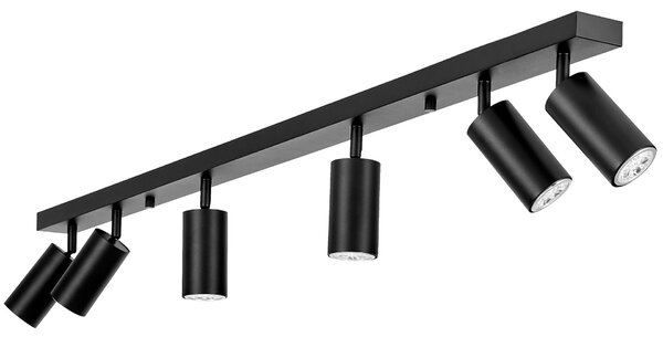 SPOT NOWOCZESNA LAMPA SUFITOWA CZARNA NEO W6