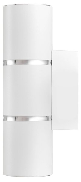 LAMPA ŚCIENNA KINKIET NOWOCZESNY BIAŁO-CHROMOWANY ASTI W2