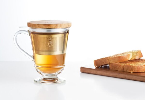Szklany kubek z sitkiem 270 ml Abeille – La Rochére