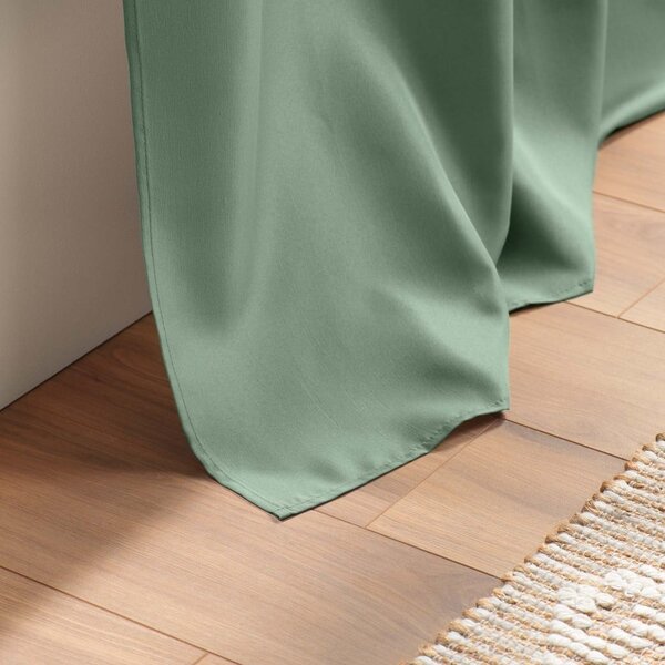 Zielona zasłona 140x260 cm Essentiel – douceur d'intérieur