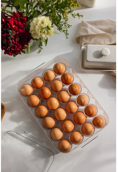 Plastikowy organizer na jajka do lodówki 33x21 cm – Casa De Engel