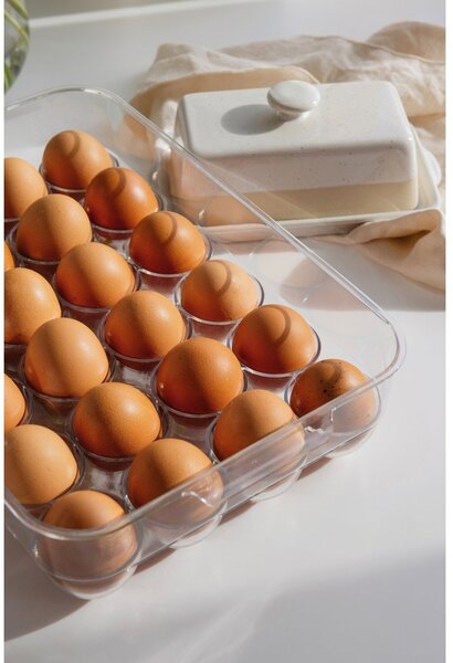 Plastikowy organizer na jajka do lodówki 33x21 cm – Casa De Engel