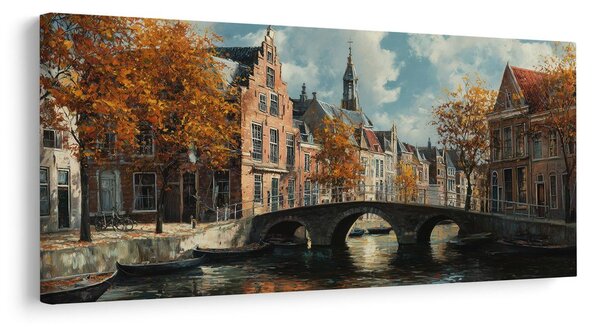 Obraz spokojna jesienna ulica