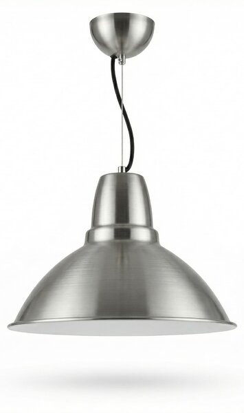 NOWOCZESNA LAMPA WISZĄCA SREBRNA DORS