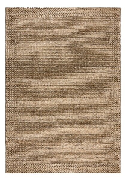 Naturalny dywan z kenafu tkany ręcznie 120x170 cm Drew Border – Flair Rugs