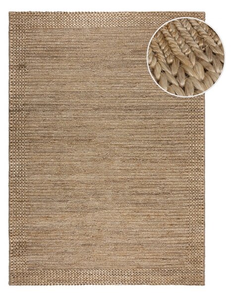 Naturalny dywan z kenafu tkany ręcznie 120x170 cm Drew Border – Flair Rugs
