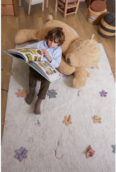 Brązowy dziecięcy worek do siedzenia Sleepy Bear – Lorena Canals