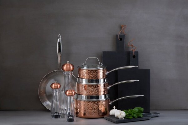Garnek ze stali nierdzewnej z pokrywką 1,55 l Minerva – Premier Housewares