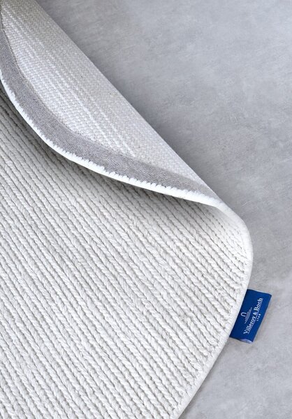 Biały wełniany okrągły dywan tkany ręcznie ø 160 cm Francois – Villeroy&Boch